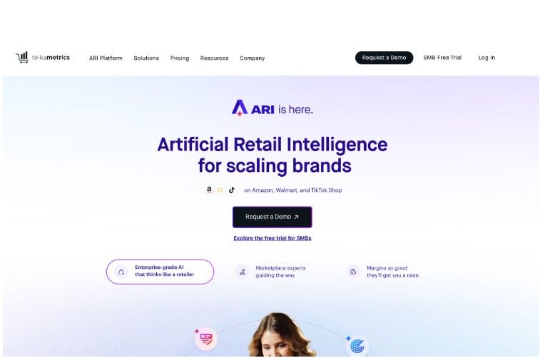 Teikametrics Homepage