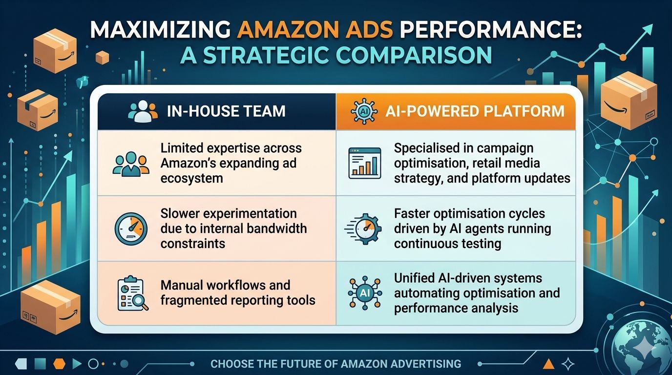 Amazon Ads In-House or Work With an AI-Powered Platform