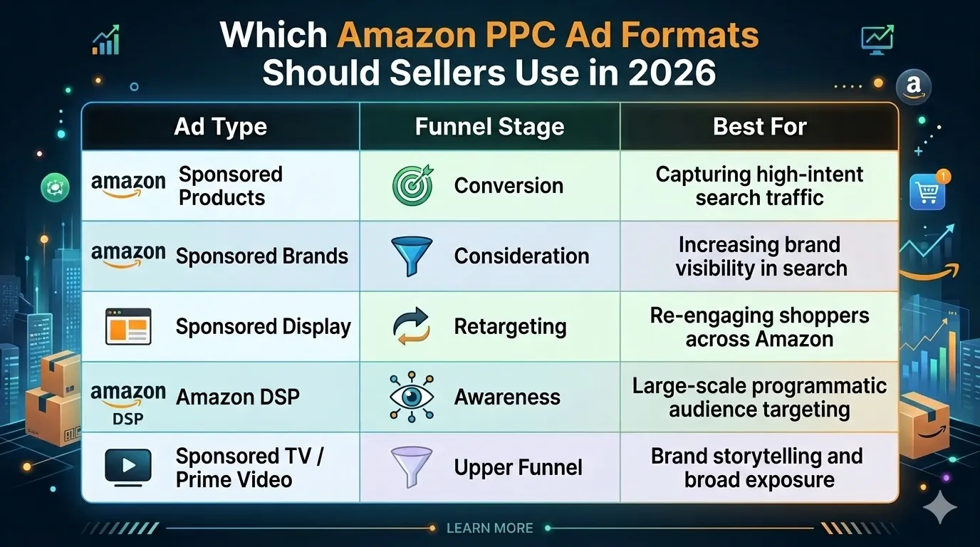 Amazon PPC Ad Formats