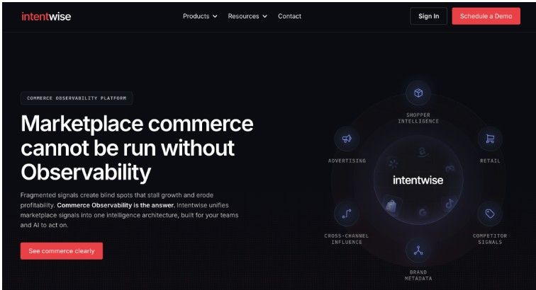 Intentwise Homepage